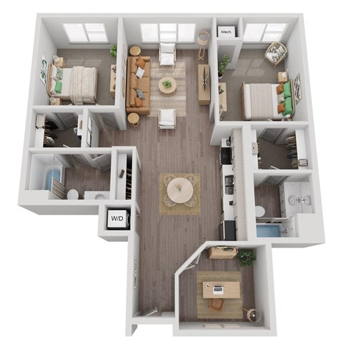 a floor plan image of the reserve at greenspring apartment homes in baltimore md